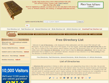 Tablet Screenshot of list-directories.com